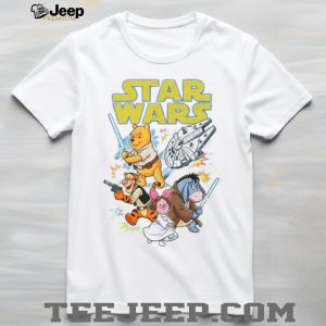 Pooh and Friends Star Wars Jedi Style Galactic Adventure T Shirt Pooh and Friends Star Wars Jedi Style Galactic Adventure T Shirt