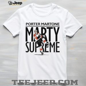 Porter Martone Marty Supreme Hockey Fan Graphic T Shirt Porter Martone Marty Supreme Hockey Fan Graphic T Shirt