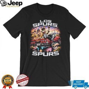 San Antonio Spurs Coyote Mascot Lowrider Custom Graphic T Shirt San Antonio Spurs Coyote Mascot Lowrider Custom Graphic T Shirt