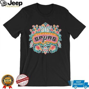 San Antonio Spurs Floral Mandala Colorful Boho Style Team T Shirt San Antonio Spurs Floral Mandala Colorful Boho Style Team T Shirt