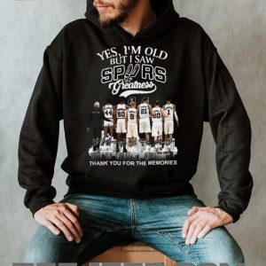 San Antonio Spurs Greatness Legends Signature Thank You Memories T Shirt San Antonio Spurs Greatness Legends Signature Thank You Memories T Shirt