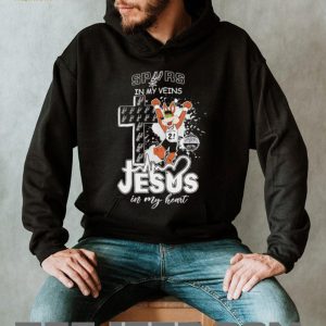 San Antonio Spurs In My Veins Jesus In My Heart Coyote Basketball T Shirt San Antonio Spurs In My Veins Jesus In My Heart Coyote Basketball T Shirt