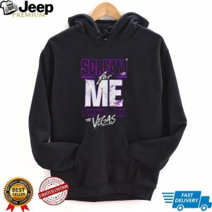 Scream For Me WrestleMania Vegas WWE Fan T Shirt Black Vintage Style