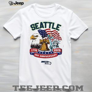 Seattle Seahawks Patriotic 250th Anniversary 1776 2026 Personalized Jersey T Shirt Seattle Seahawks Patriotic 250th Anniversary 1776 2026 Personalized Jersey T Shirt