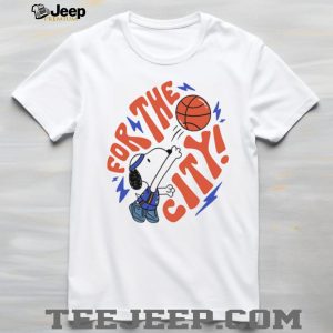 Snoopy For The City Basketball Sports Fan Graphic T Shirt Snoopy For The City Basketball Sports Fan Graphic T Shirt