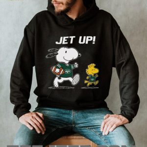 Snoopy and Woodstock Jet Up! New York Jets NFL T Shirt Snoopy and Woodstock Jet Up! New York Jets NFL T Shirt