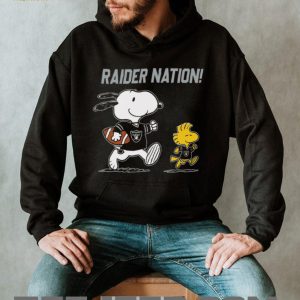Snoopy and Woodstock Raider Nation Las Vegas Raiders NFL T Shirt Snoopy and Woodstock Raider Nation Las Vegas Raiders NFL T Shirt