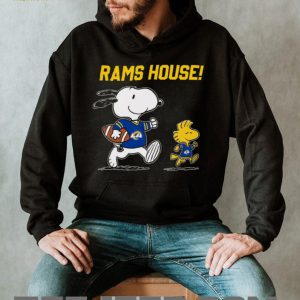 Snoopy and Woodstock Rams House! Los Angeles Rams NFL T Shirt Snoopy and Woodstock Rams House! Los Angeles Rams NFL T Shirt