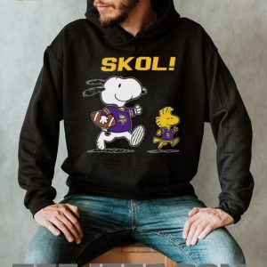 Snoopy and Woodstock Skol! Minnesota Vikings NFL T Shirt Snoopy and Woodstock Skol! Minnesota Vikings NFL T Shirt