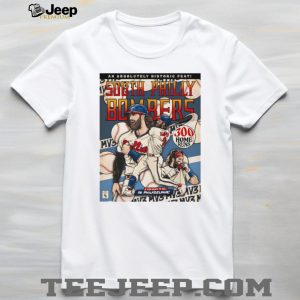 South Philly Bombers Bryce Harper 300 Home Runs Comic Poster T Shirt