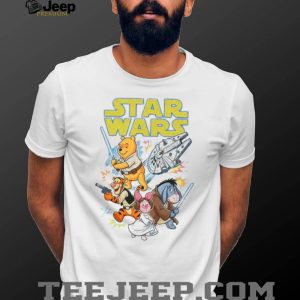 Star Wars Winnie the Pooh Mashup Jedi Pooh & Han Solo Tigger T Shirt
