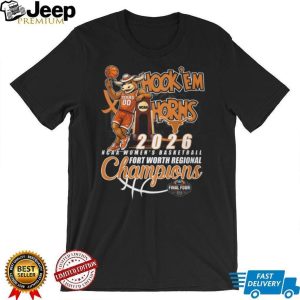 Texas Longhorns 2026 NCAA Women’s Basketball Fort Worth Regional Champions T Shirt Texas Longhorns 2026 NCAA Women’s Basketball Fort Worth Regional Champions T Shirt