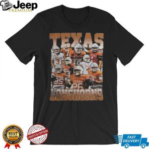 Texas Longhorns Football Legends Collage Vintage Graphic T Shirt Texas Longhorns Football Legends Collage Vintage Graphic T Shirt