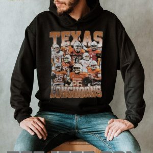 Texas Longhorns Football Legends Collage Vintage Graphic T Shirt