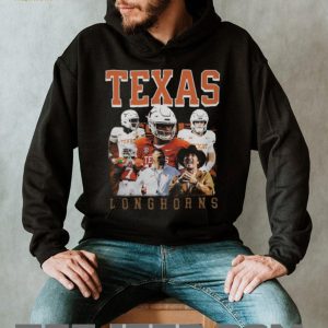 Texas Longhorns Football Legends and Coach Steve Sarkisian Collage T Shirt