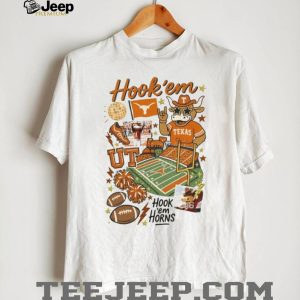 Texas Longhorns Game Day Hook ’em Horns Vintage Aesthetic T Shirt Texas Longhorns Game Day Hook ’em Horns Vintage Aesthetic T Shirt