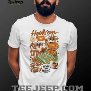Texas Longhorns Game Day Hook 'em Horns Vintage Aesthetic T Shirt