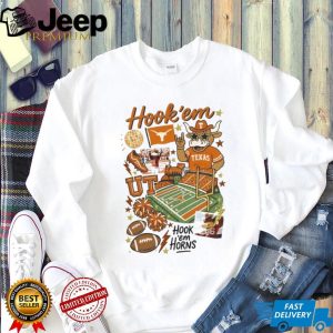 Texas Longhorns Game Day Hook 'em Horns Vintage Aesthetic T Shirt