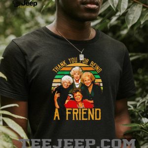 The Golden Girls Thank You For Being A Friend Retro 80s TV T Shirt