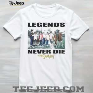The Sandlot Legends Never Die Vintage Movie Cast Photo T shirt The Sandlot Legends Never Die Vintage Movie Cast Photo T shirt