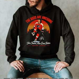 Trevor Zegras Anaheim Ducks The Boos Are Awesome Retro Sunset Fan T Shirt