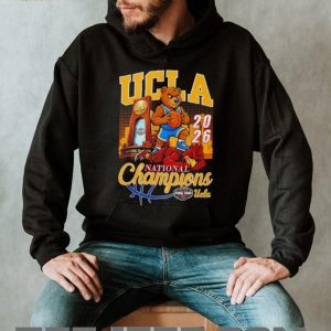 UCLA Bruins 2026 National Champions Mascot Trophy Phoenix Skyline T Shirt UCLA Bruins 2026 National Champions Mascot Trophy Phoenix Skyline T Shirt