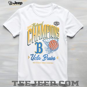 UCLA Bruins 2026 National Champions Women’s Basketball White T Shirt UCLA Bruins 2026 National Champions Women’s Basketball White T Shirt