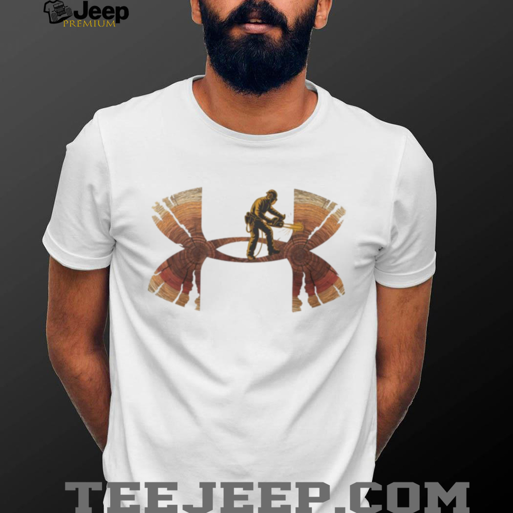 Under Armour Lumberjack Chainsaw Wood Grain Tree Rings Logger Forestry Professional T Shirt Under Armour Lumberjack Chainsaw Wood Grain Tree Rings Logger Forestry Professional T Shirt