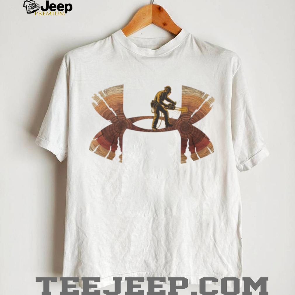 Under Armour Lumberjack Chainsaw Wood Grain Tree Rings Logger Forestry Professional T Shirt Under Armour Lumberjack Chainsaw Wood Grain Tree Rings Logger Forestry Professional T Shirt