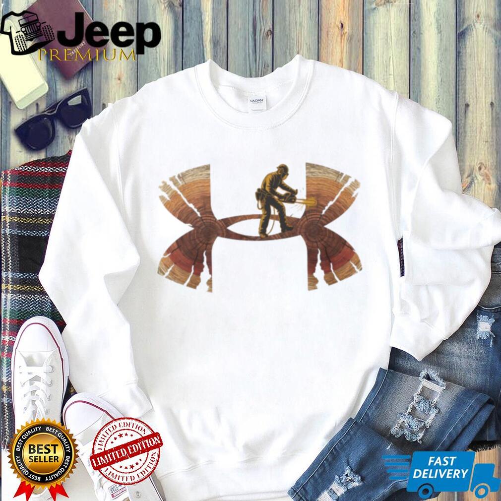 Under Armour Lumberjack Chainsaw Wood Grain Tree Rings Logger Forestry Professional T Shirt Under Armour Lumberjack Chainsaw Wood Grain Tree Rings Logger Forestry Professional T Shirt