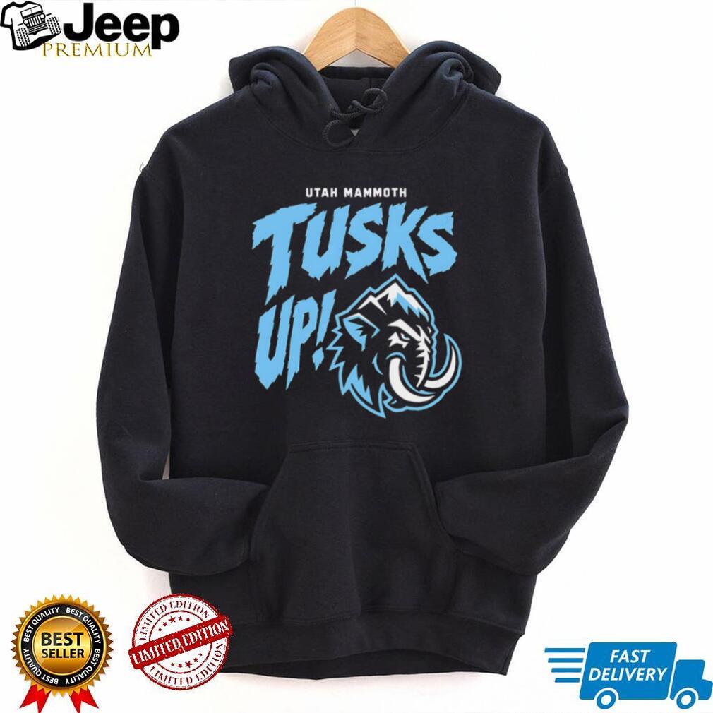 Utah Mammoth Tusks Up Hockey Team Logo Retro Sports Fan Apparel Men T Shirt Utah Mammoth Tusks Up Hockey Team Logo Retro Sports Fan Apparel Men T Shirt