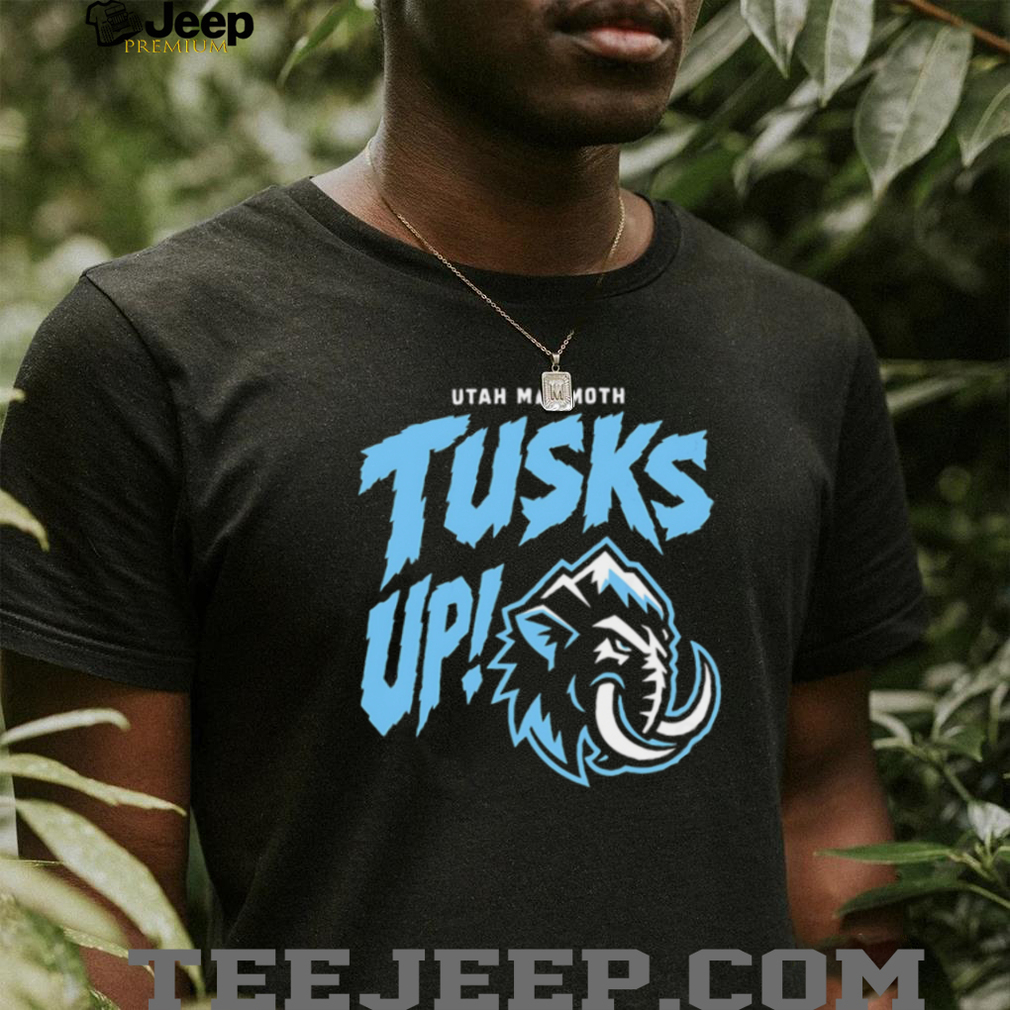 Utah Mammoth Tusks Up Hockey Team Logo Retro Sports Fan Apparel Men T Shirt Utah Mammoth Tusks Up Hockey Team Logo Retro Sports Fan Apparel Men T Shirt