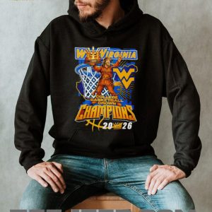 WVU Mountaineers 2026 College Basketball Crown Champions Trophy T Shirt WVU Mountaineers 2026 College Basketball Crown Champions Trophy T Shirt