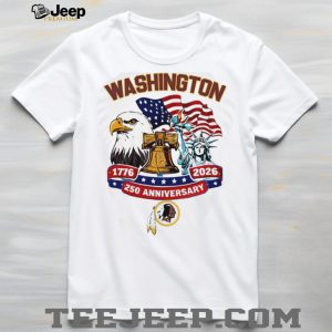 Washington Redskins Heritage 250th Anniversary Patriotic Custom Jersey T Shirt Washington Redskins Heritage 250th Anniversary Patriotic Custom Jersey T Shirt