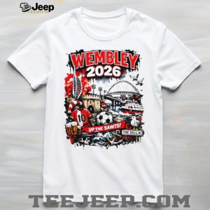 Wembley 2026 Southampton FC “Up The Saints” Soccer Fan T Shirt Wembley 2026 Southampton FC “Up The Saints” Soccer Fan T Shirt