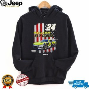 William Byron #24 NASCAR Hendrick Motorsports Patriotic American Flag T Shirt William Byron #24 NASCAR Hendrick Motorsports Patriotic American Flag T Shirt