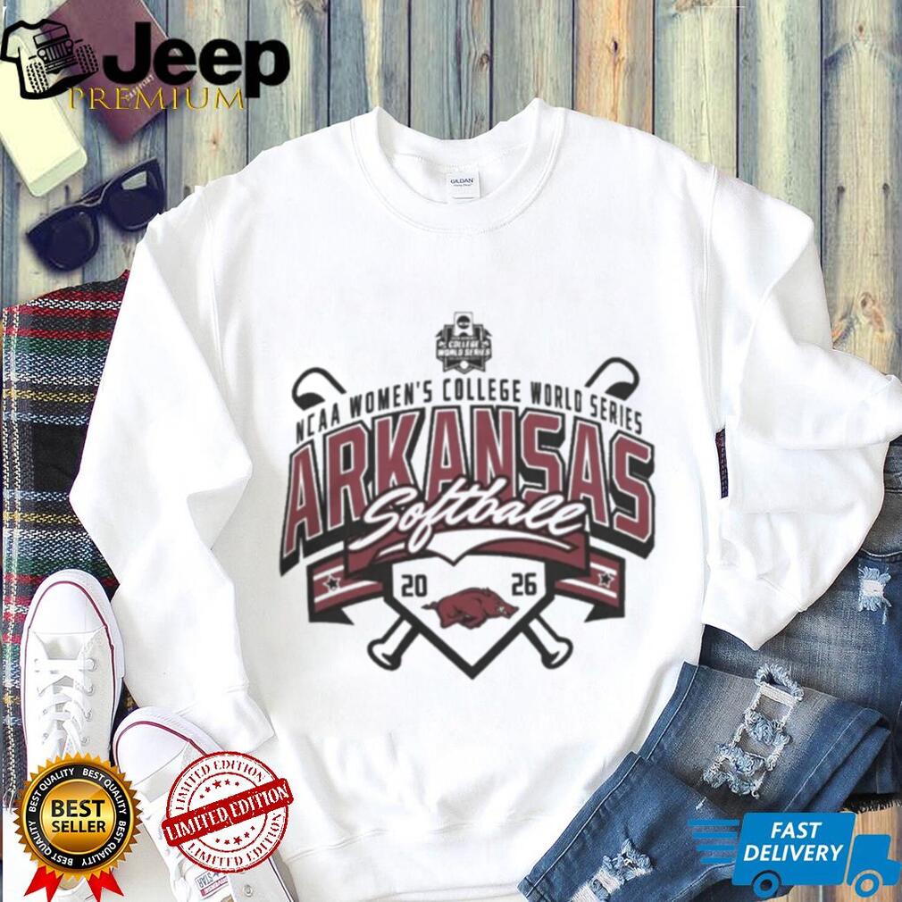 2026 NCAA Women’s College World Series Arkansas Razorbacks Softball Graphic T Shirt 2026 NCAA Women’s College World Series Arkansas Razorbacks Softball Graphic T Shirt