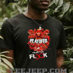 2026 Playoffs Fear The Flock Hockey Graphic Sports Fan T Shirt