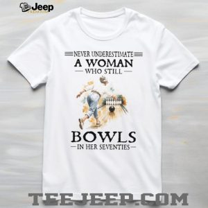 70s Bowling Woman Active Senior Bowler T Shirt