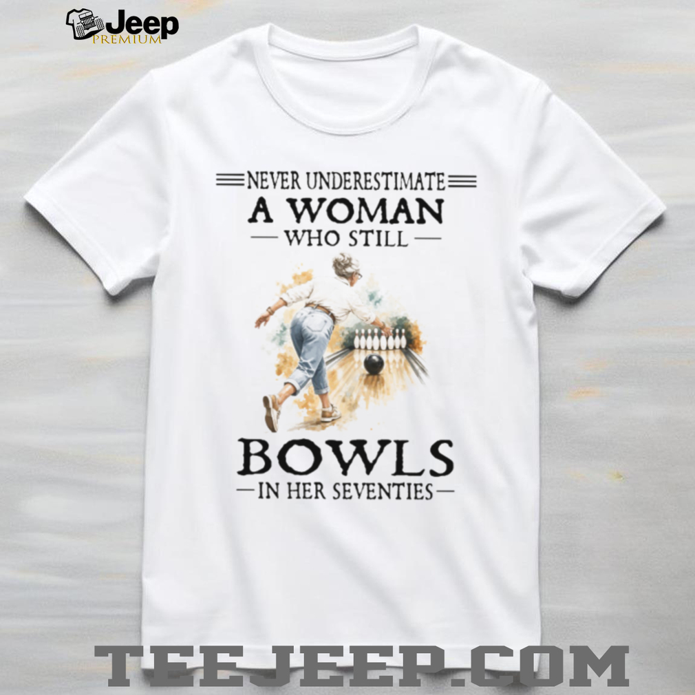 70s Bowling Woman Active Senior Bowler T Shirt 70s Bowling Woman Active Senior Bowler T Shirt