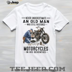 70s Motorcycle Mechanic Old Man Repair T Shirt