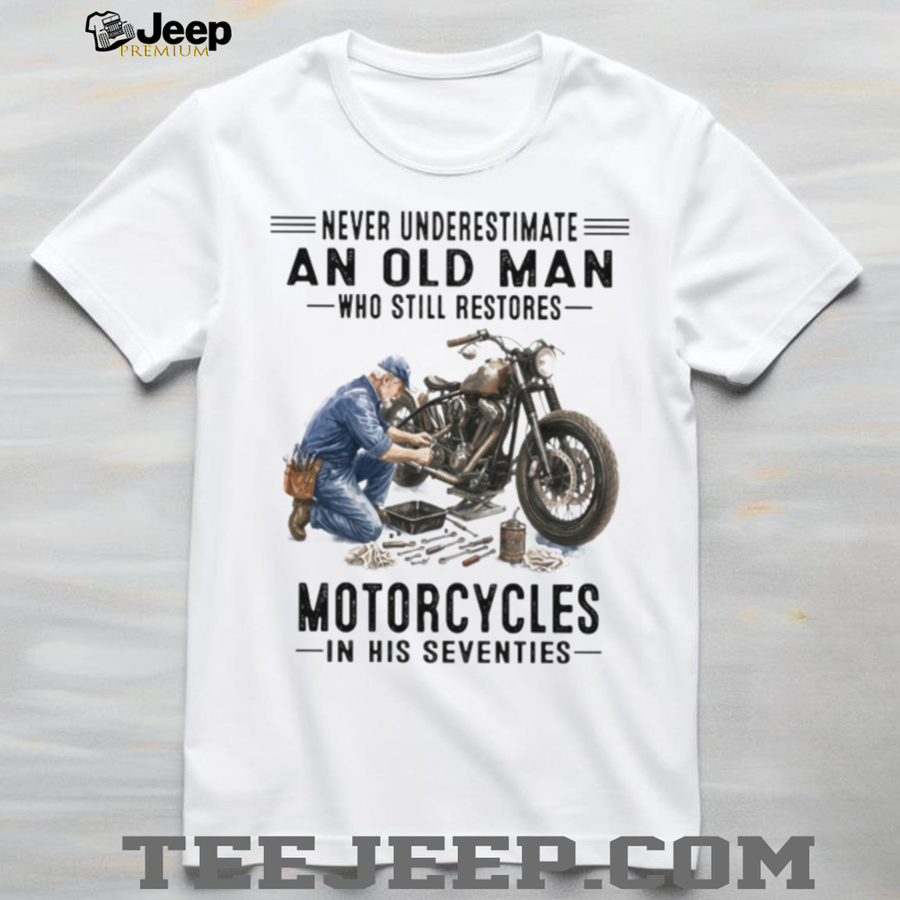 70s Motorcycle Mechanic Old Man Repair T Shirt 70s Motorcycle Mechanic Old Man Repair T Shirt