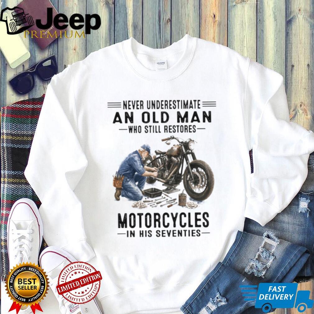 70s Motorcycle Mechanic Old Man Repair T Shirt 70s Motorcycle Mechanic Old Man Repair T Shirt