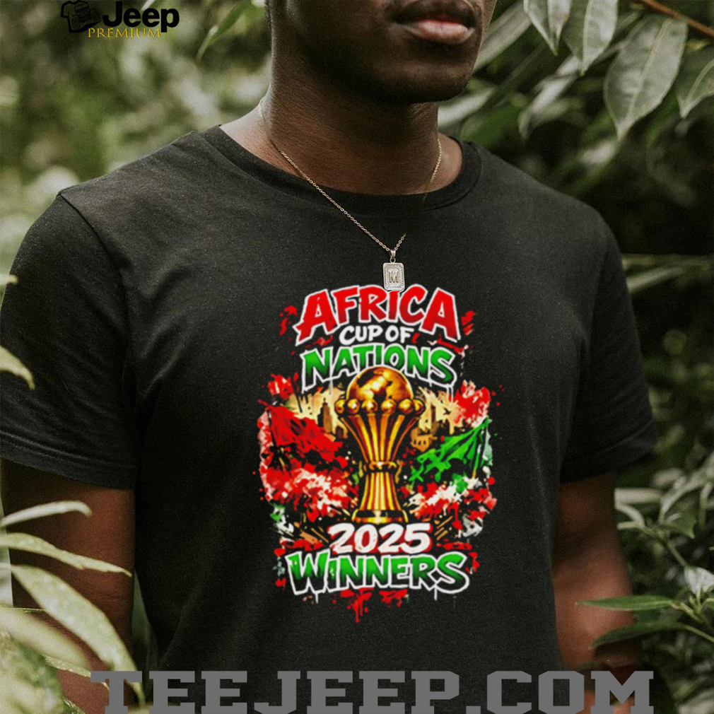 Africa Cup Of Nations 2025 Winners Soccer Trophy T Shirt Africa Cup Of Nations 2025 Winners Soccer Trophy T Shirt