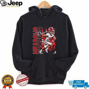 Alabama Football Meadows Player Fire Graphic Sports T Shirt