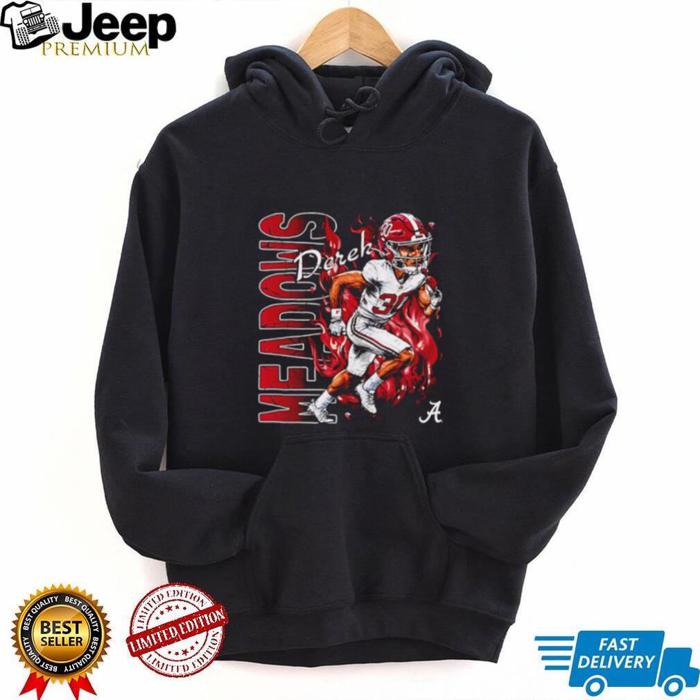 Alabama Football Meadows Player Fire Graphic Sports T Shirt Alabama Football Meadows Player Fire Graphic Sports T Shirt