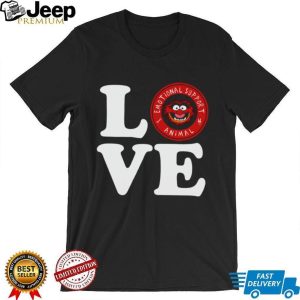 Animal Muppet Emotional Support Animal Funny Love Graphic T Shirt