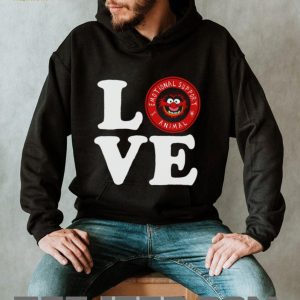 Animal Muppet Emotional Support Animal Funny Love Graphic T Shirt