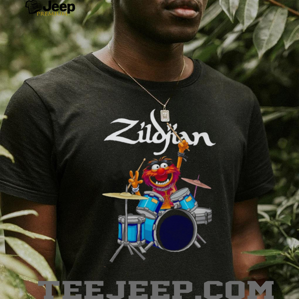 Animal Muppets Drummer Zildjian Music Graphic T Shirt Animal Muppets Drummer Zildjian Music Graphic T Shirt