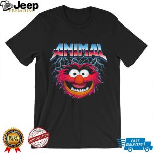 Animal Muppets Retro 80s Metal Band Style Graphic T Shirt